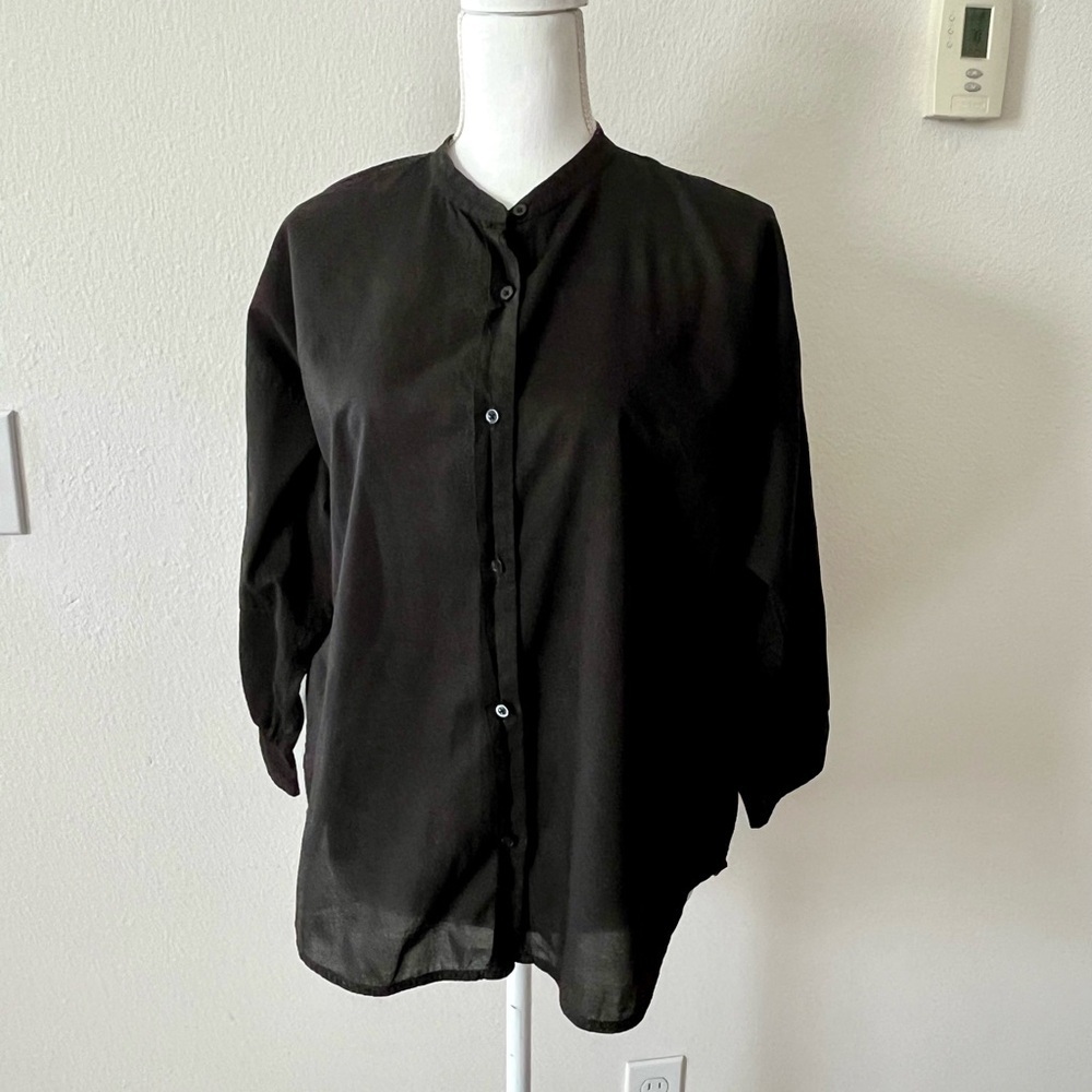 Everlane Charcoal Button-Up women shirt